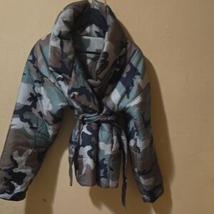 Norma Kamali Short Sleeping Bag Coat